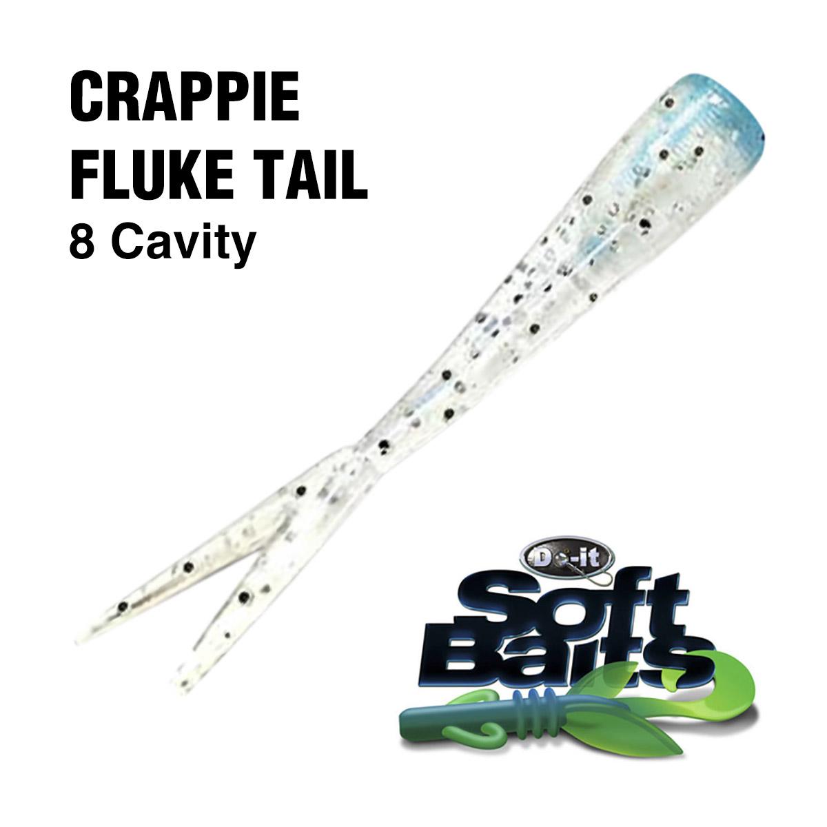 Do It Pro Series CNC Crappie Fluke Tail Mold | Jann's Netcraft